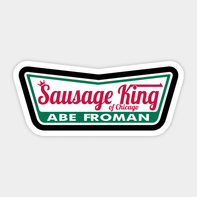 SAUSAGE KING Sticker by EnchantedTikiTees